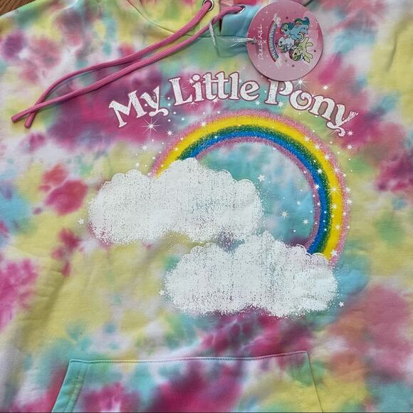 My Little Pony  X Dolls Kill Friendship Is Magic Tie Dye Hoodie XS NWT - Picture 8 of 11